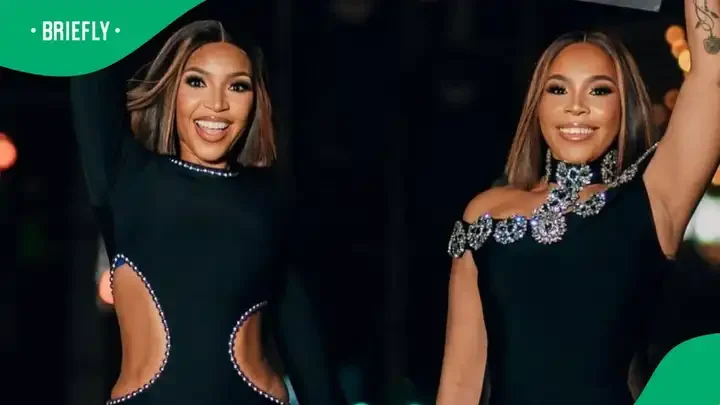 Blue and Brown Mbombo Colour Up London: “Can’t wait to live my Bridgerton dream”