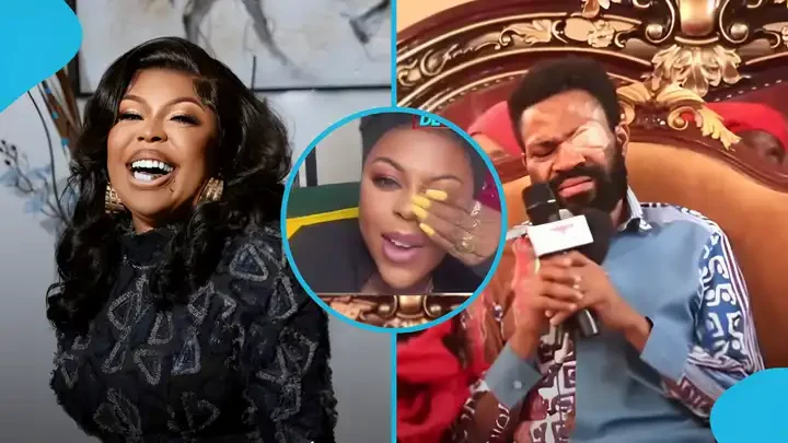 Afia Schwarzenegger Jubilates Over Kofi Adoma's Eye Problems: "